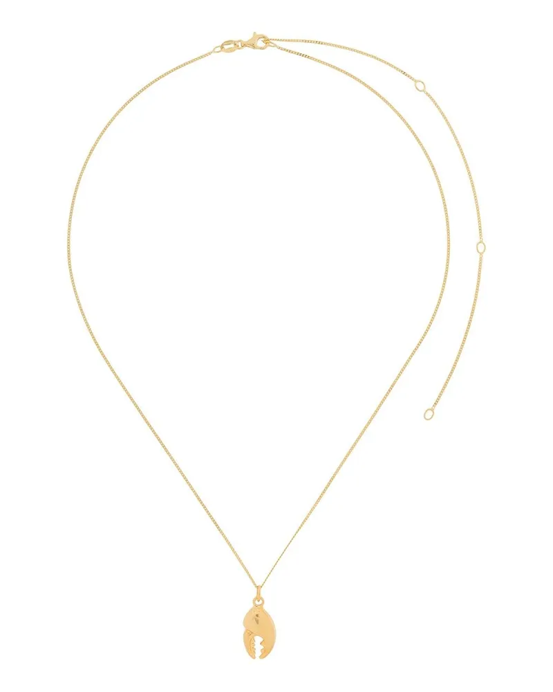 True Rocks Halskette mit Krabbenschere - Gold Gold
