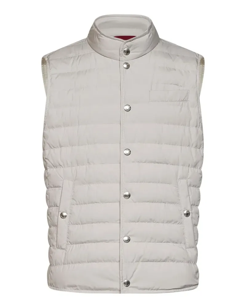 Brunello Cucinelli quilted padded gilet - Grau Grau