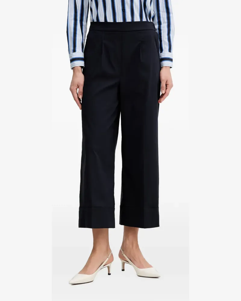 Joseph Ribkoff Cropped-Hose mit Falten - Blau Blau