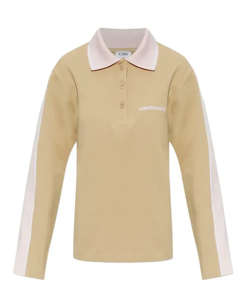 Casablanca Paris Sweatshirt mit Logo-Stickerei - Nude Nude