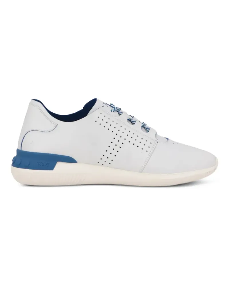 TOD'S perforated-logo sneakers - Weiß Weiß