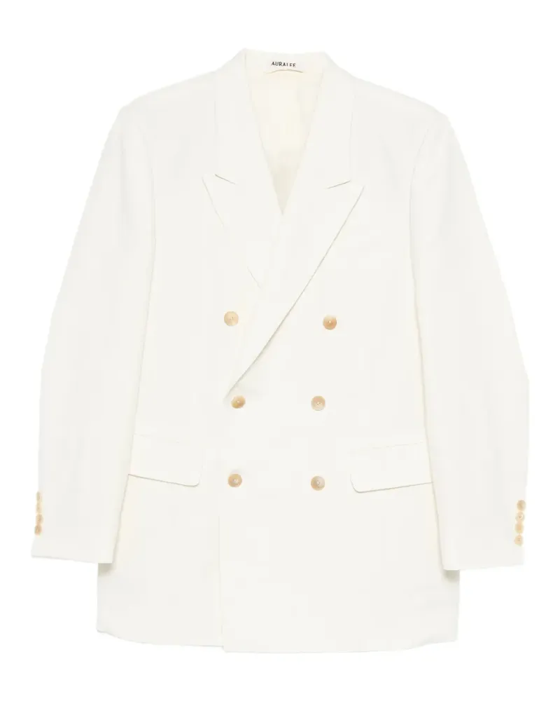 AURALEE Doppelreihiges Sakko - Nude Nude