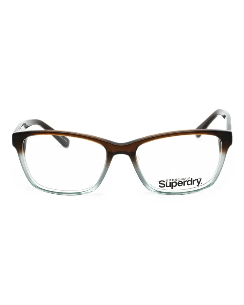 Superdry. SDO-Leigh rectangle-frame glasses - Braun Braun
