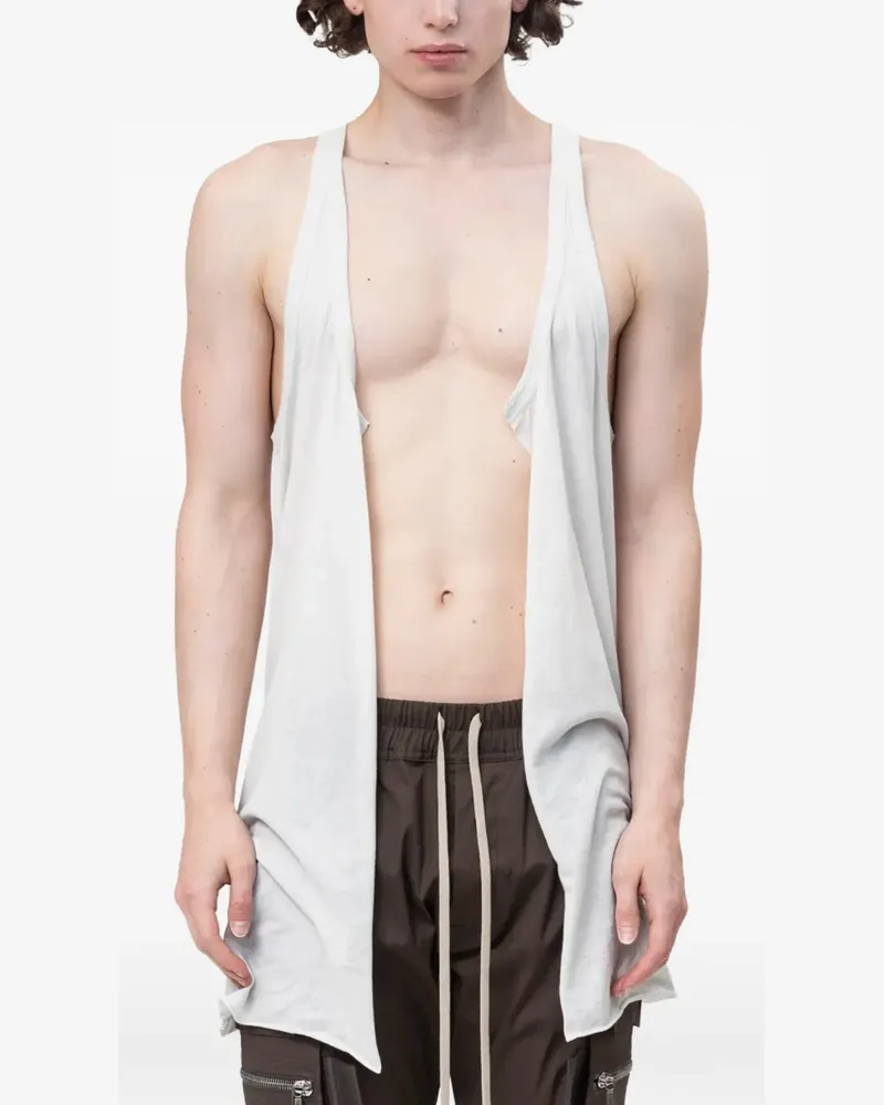 Rick Owens Open Pony Tanktop - Weiß Weiß