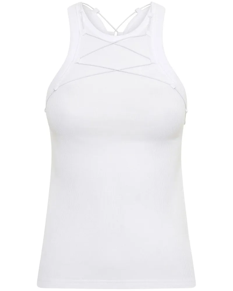 Dion Lee Tanktop mit Kordelzug - Weiß Weiß