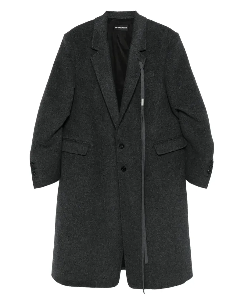 Ann Demeulemeester Viv Mantel mit Knopfleiste - Grau Grau