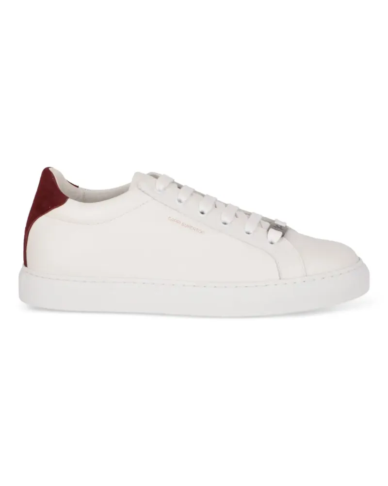Isaia Capri Supertop Sneakers - Weiß Weiß