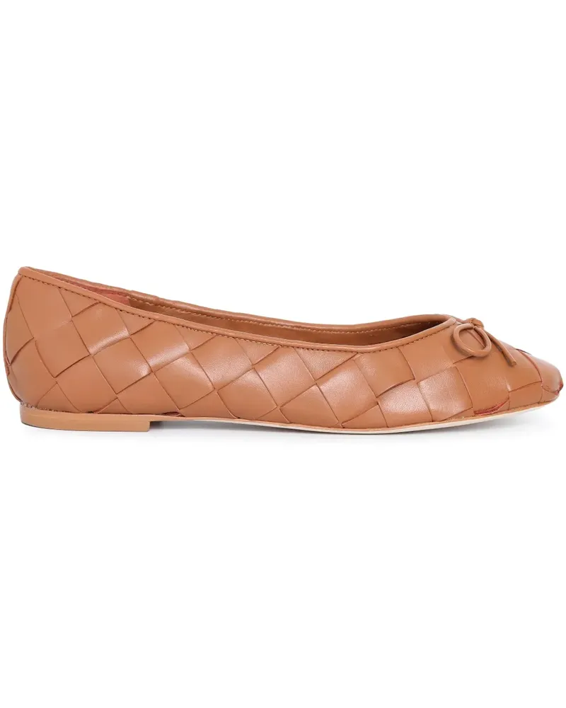 Sarah Chofakian Jack Ballerinas - Braun Braun