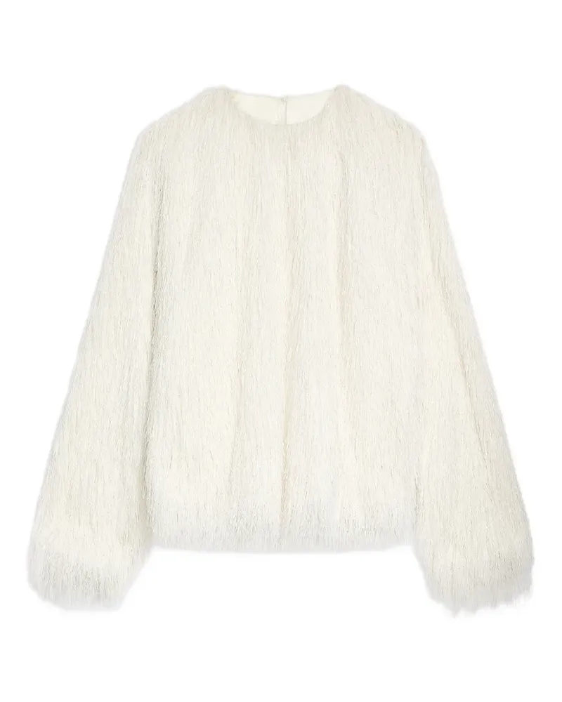 Dries van Noten Bluse mit Fransen - Weiß Weiß