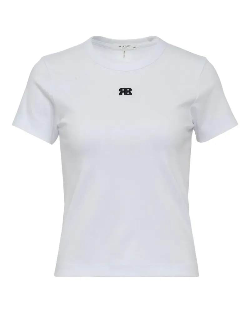 Rag & Bone T-Shirt mit Logo-Detail - Weiß Weiß