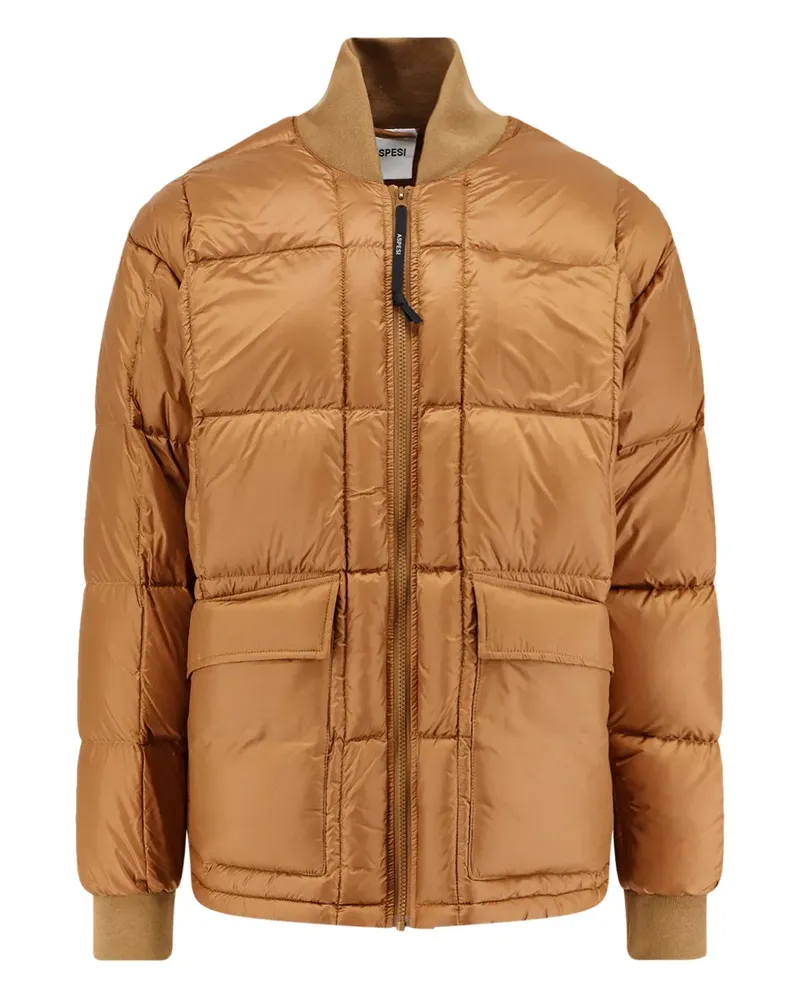 ASPESI Gerippte Jacke mit Klappentasche - Braun Braun