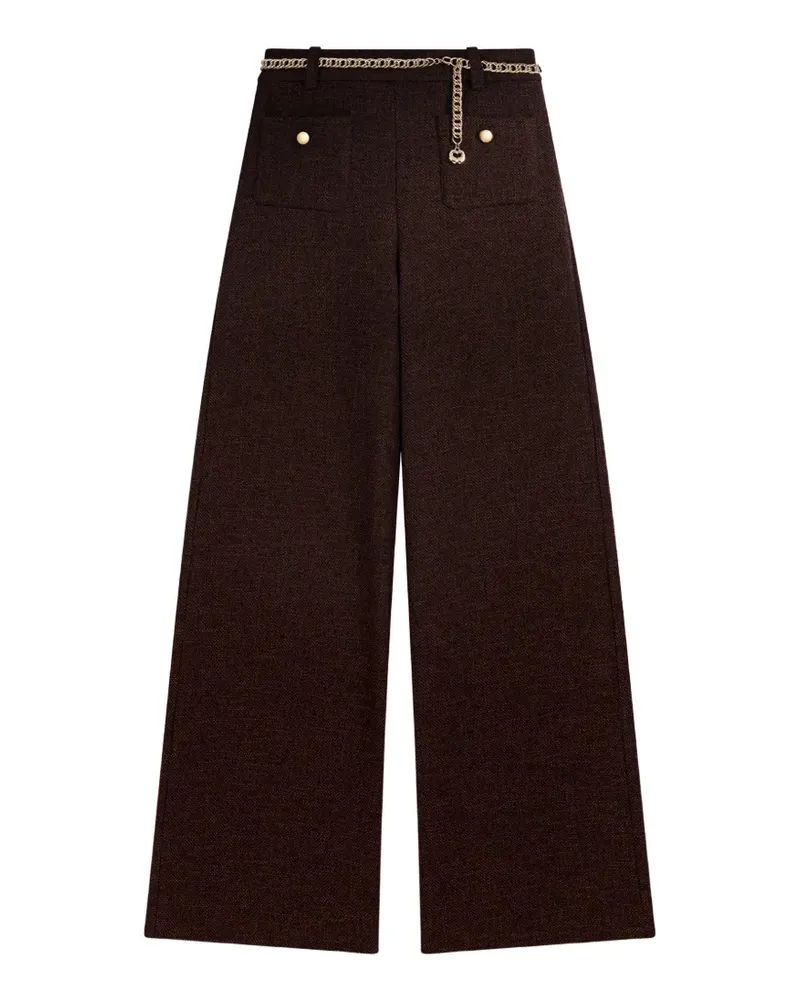 Maje Hose mit geradem Bein - Braun Braun