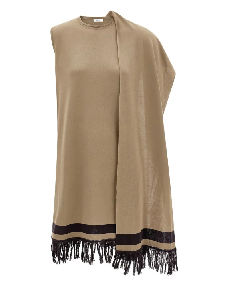 Ferragamo Oberteil mit Schaldetail - Nude Nude