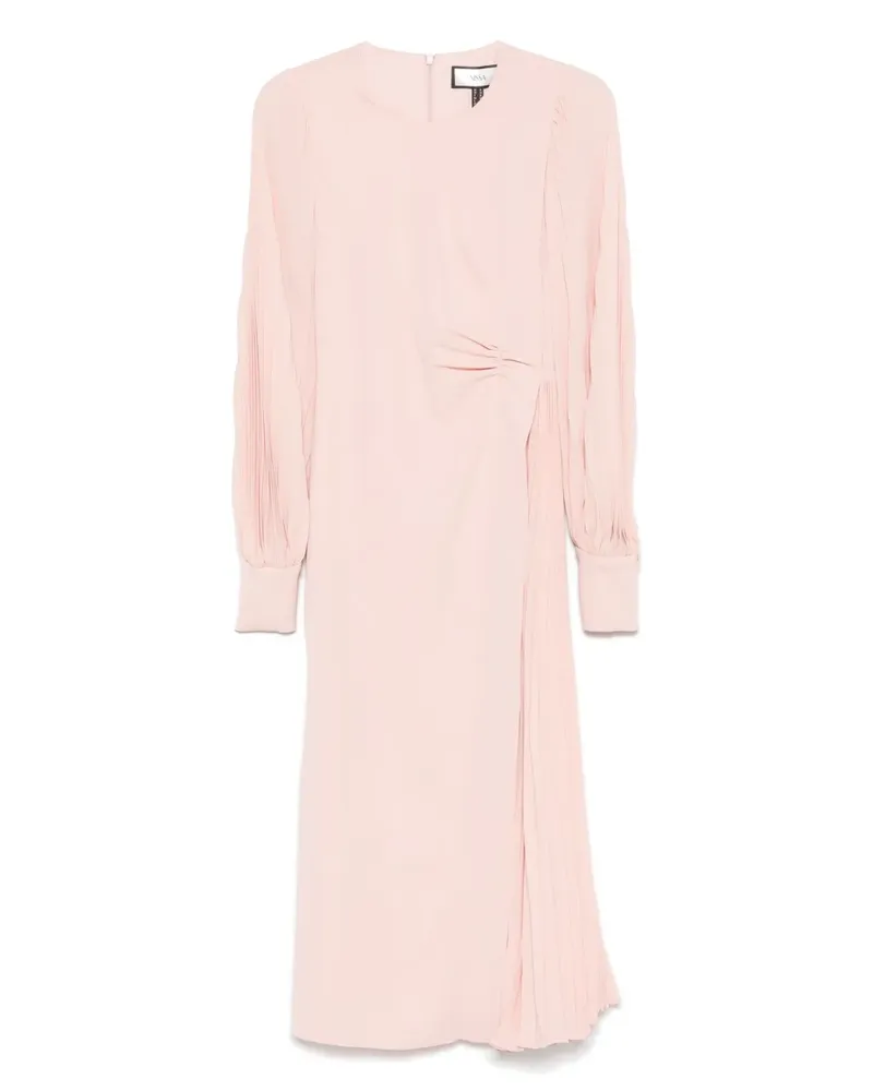 NISSA Midikleid mit Falten - Rosa Rosa