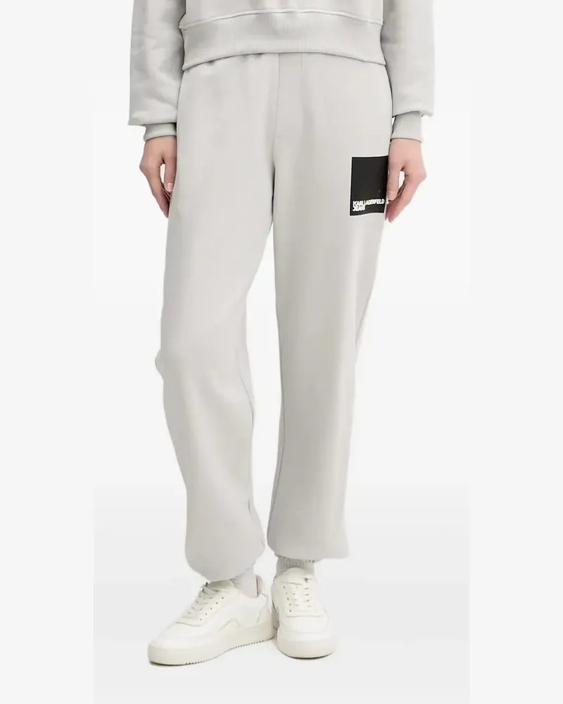 Karl Lagerfeld Jogginghose mit Logo-Patch - Grau Grau