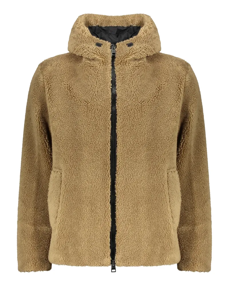 Herno Kapuzenjacke aus Fleece - Nude Nude