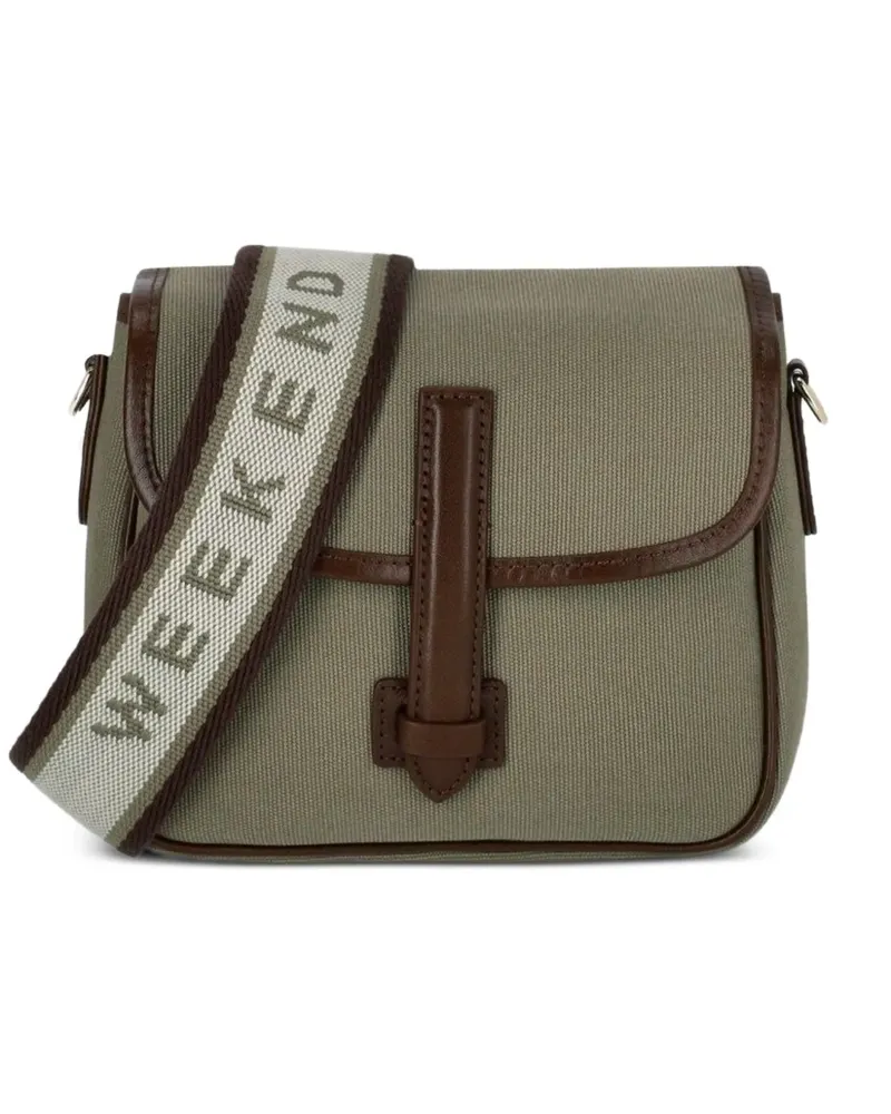 Max Mara Umhängetasche aus Canvas - Grau Grau