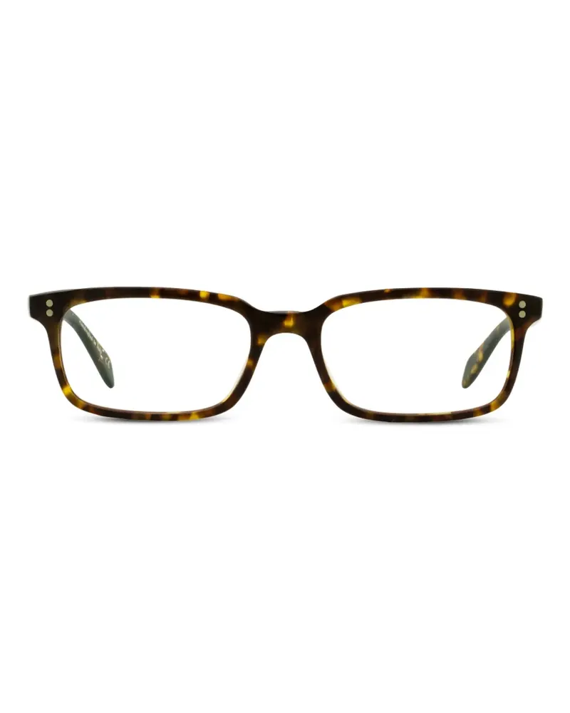 Oliver Peoples Brille in Schildpattoptik - Braun Braun