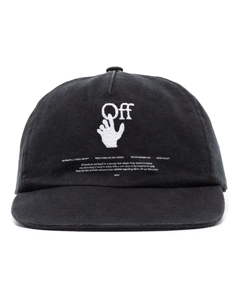 OFF-WHITE Hand Off Baseballkappe - Schwarz Schwarz
