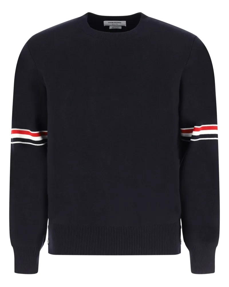 Thom Browne Pullover mit rundem Ausschnitt - Blau Blau