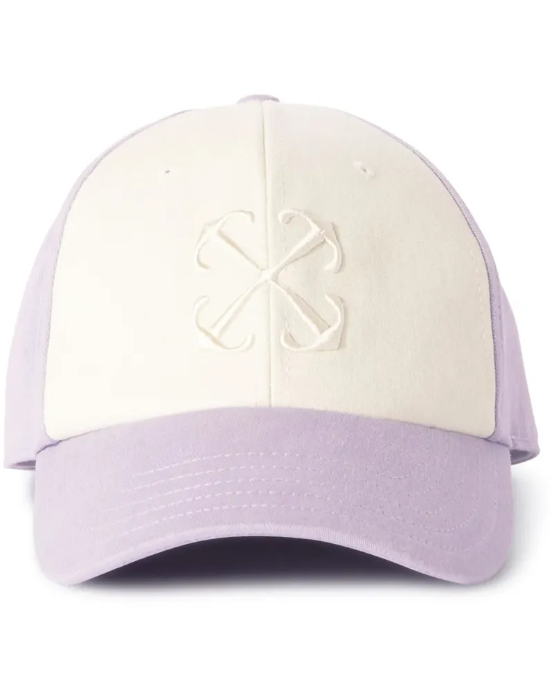 OFF-WHITE Bestickte Baseballkappe - Violett Violett