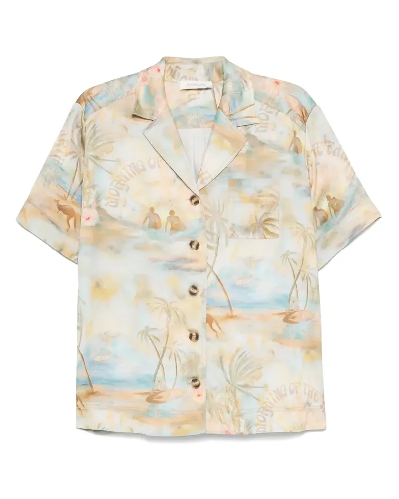 Zimmermann Illuminate Hemd - Blau Blau
