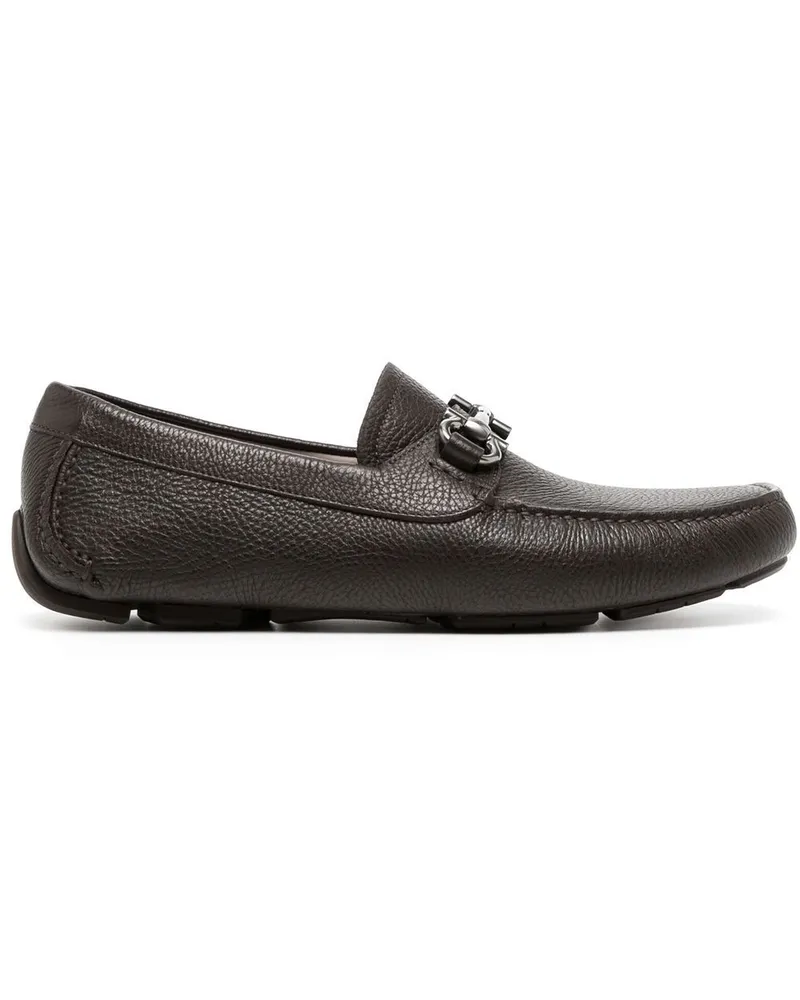 Ferragamo Loafer mit Gancini-Spange - Braun Braun