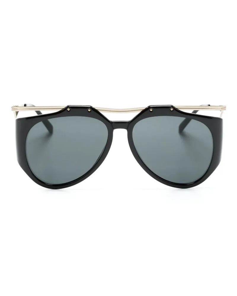 Saint Laurent SL M137 Amelia Pilotenbrille - Schwarz Schwarz