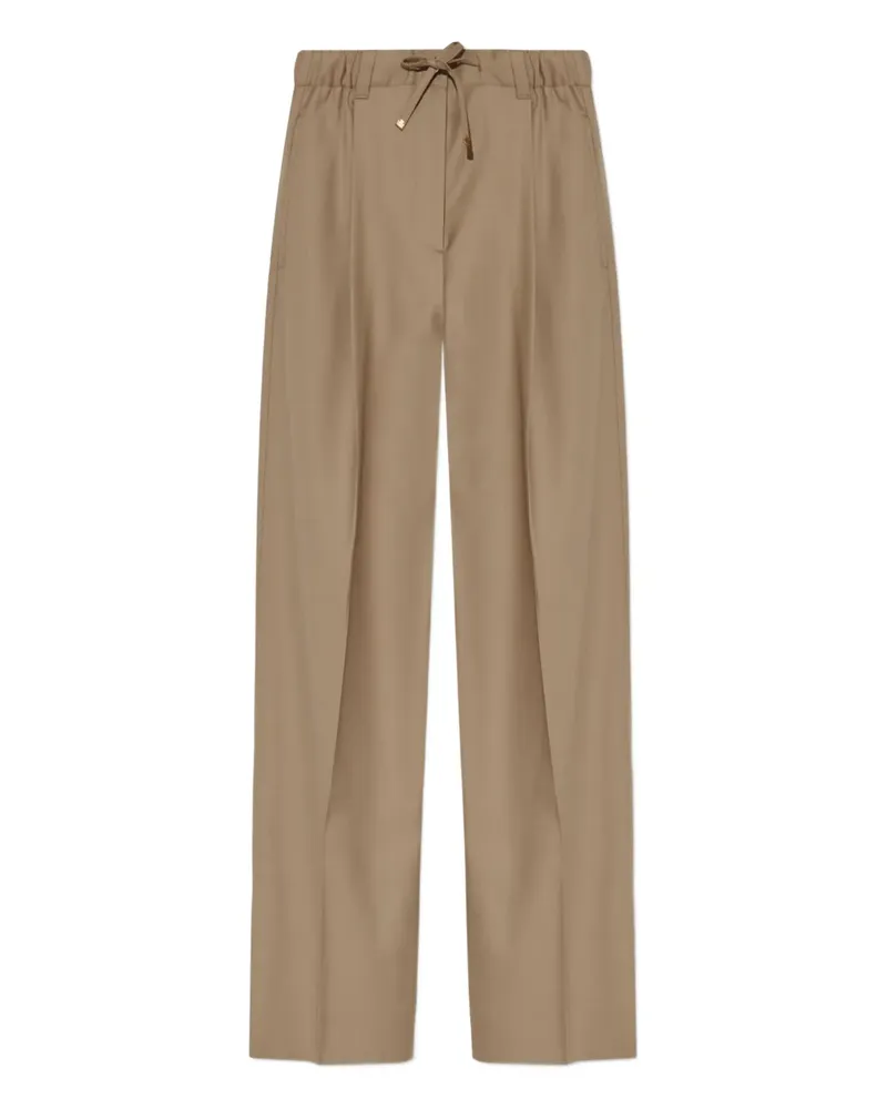 Moncler Hose mit Bundfalten - Braun Braun