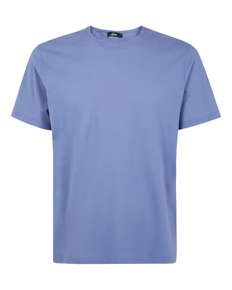 Herno Klassisches T-Shirt - Blau Blau