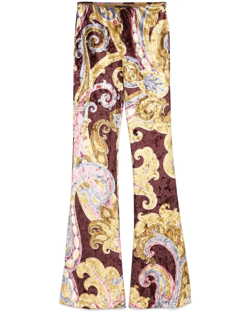 Etro Hose mit Print - Rot Rot