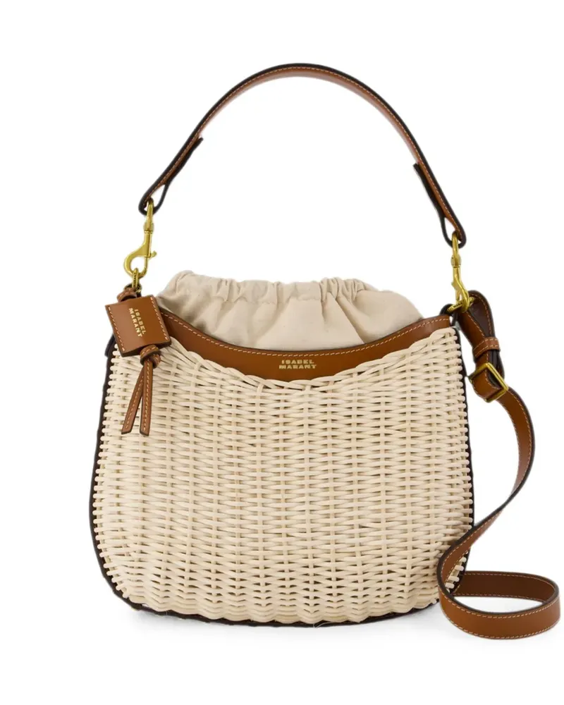 Isabel Marant Oskan Moon Schultertasche - Nude Nude