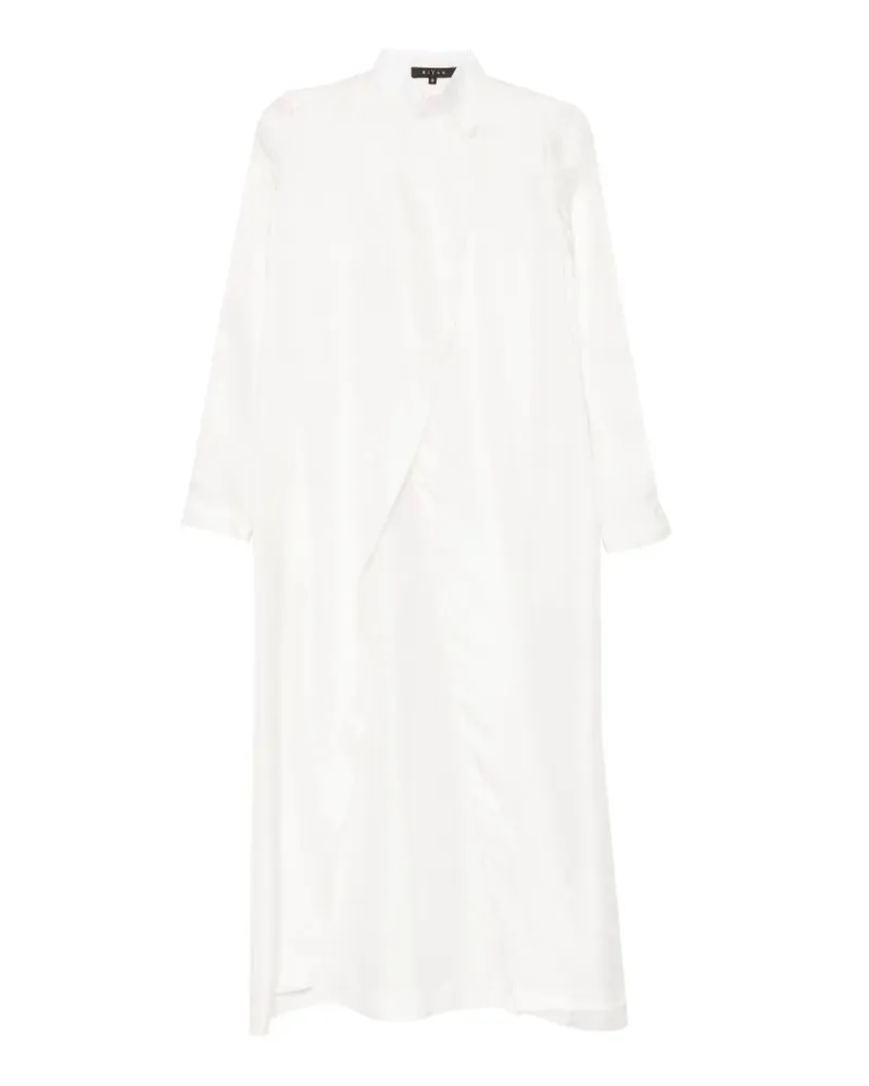Biyan crepe silk shirt - Nude Nude