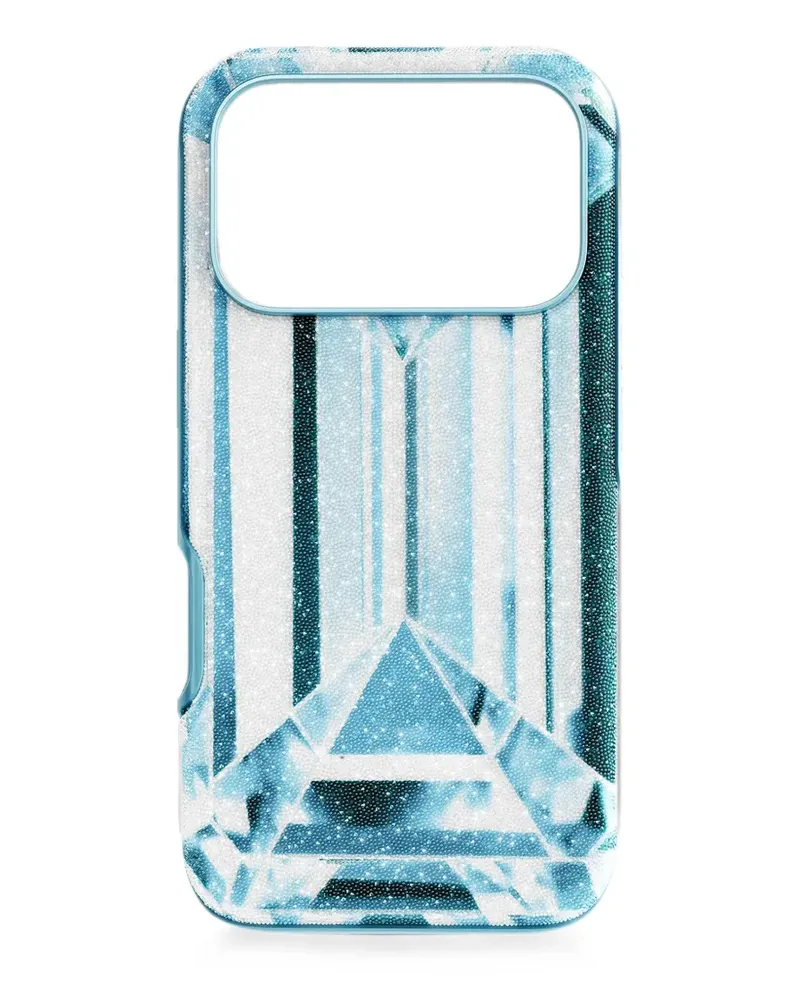 Swarovski iPhone® 17 Pro crystal-embellished phone case - Blau Blau