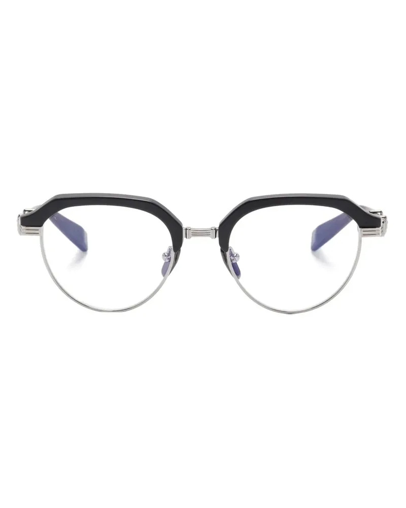 Balmain Brille mit ovalem Gestell - Schwarz Schwarz