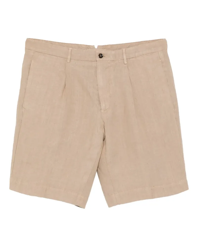 Dell'oglio Shorts mit Bundfalten - Braun Braun