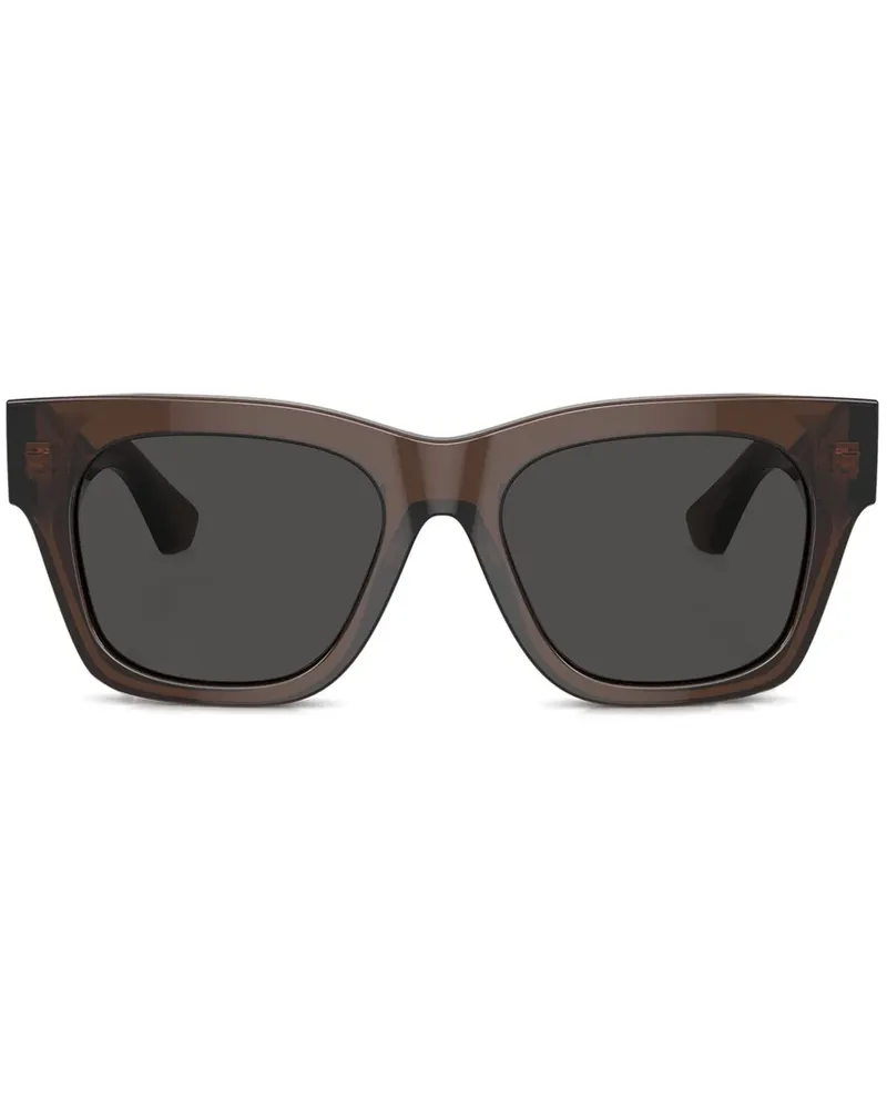 Burberry Sonnenbrille mit eckigem Gestell - Braun Braun