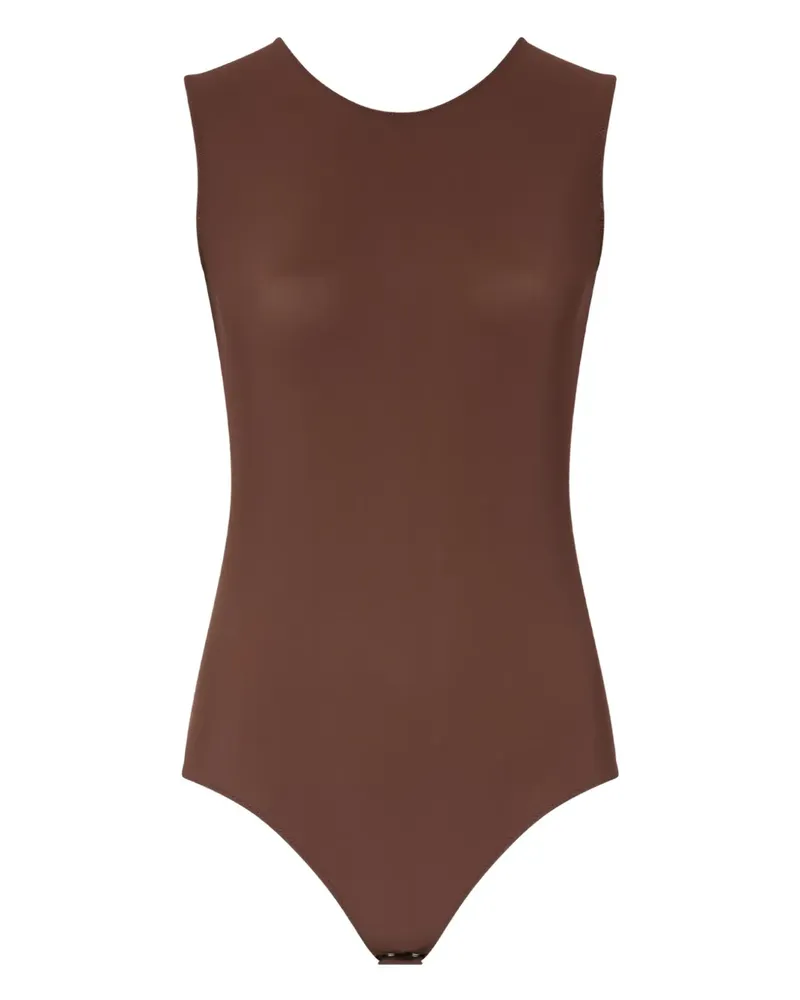 Maison Margiela Ärmelloser Body - Braun Braun