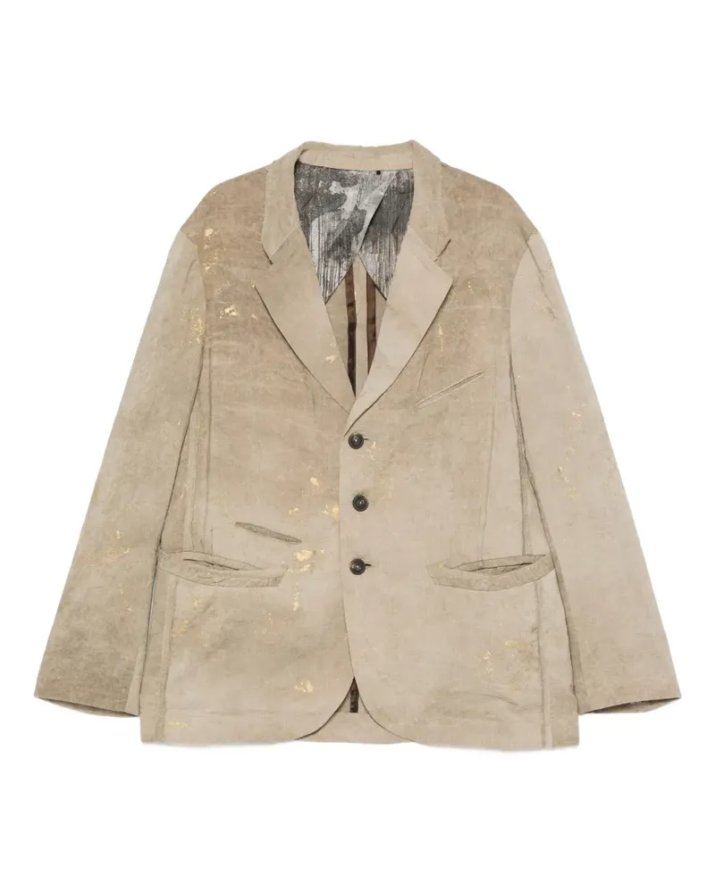 Ziggy Chen notched-lapels blazer - Grün Grün