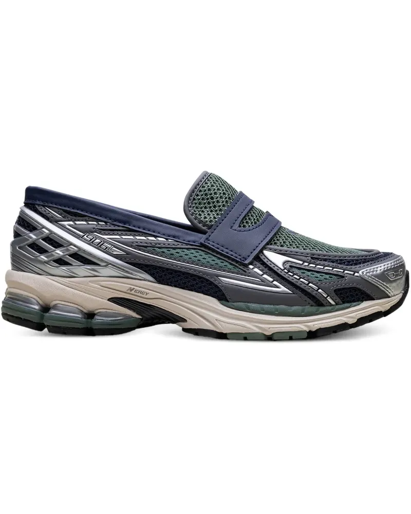 New Balance 1906L "Silver Metallic/Navy/Dark Juniper" Loafer - Grün Grün