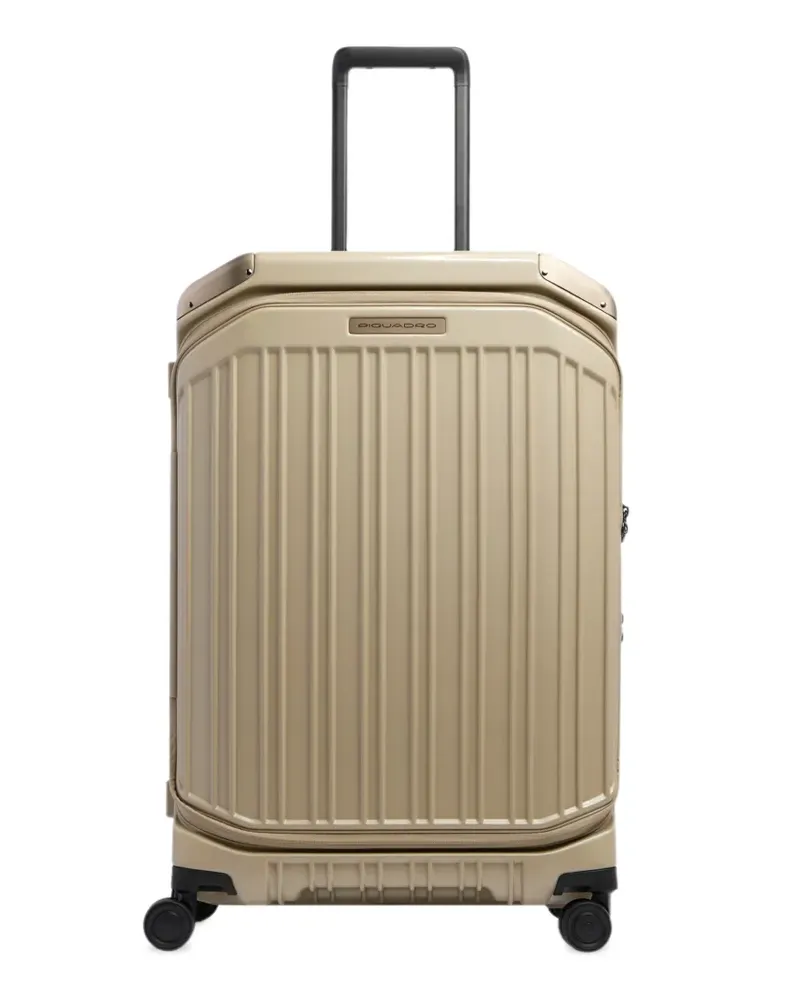 Piquadro medium expandable hardside suitcase - Nude Nude