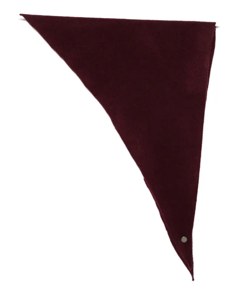 Roberto Collina triangular knitted scarf - Rot Rot