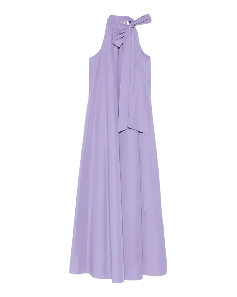 Essentiel Jayda high-neck bow maxi dress - Violett Violett