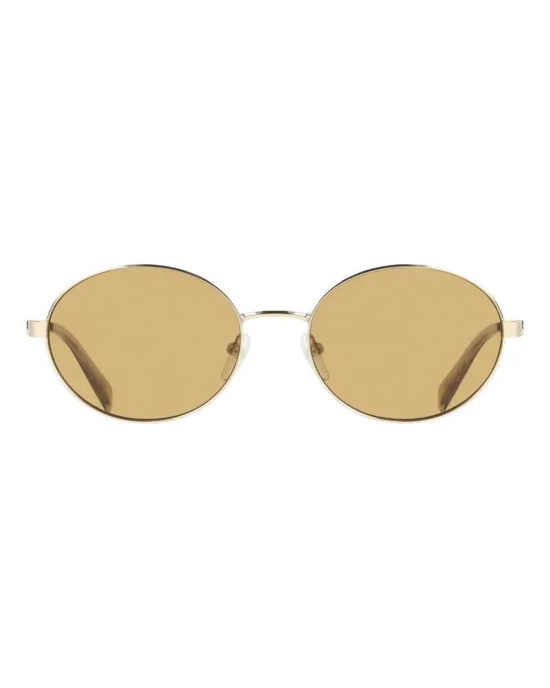 Liu Jo Sonnenbrille mit ovalem Gestell - Gold Gold
