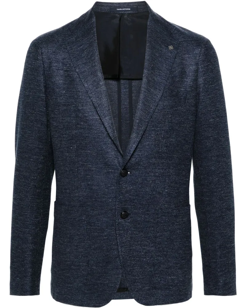 Tagliatore Einreihiges Sakko Blau