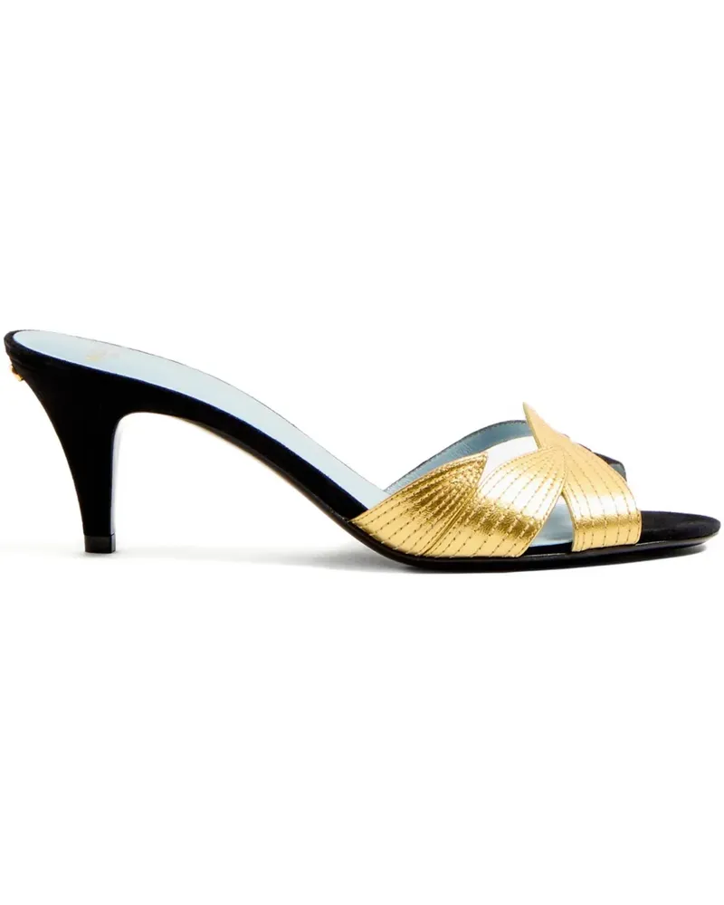 Valentino Garavani Foliefoliage Sandalen 65mm - Schwarz Schwarz