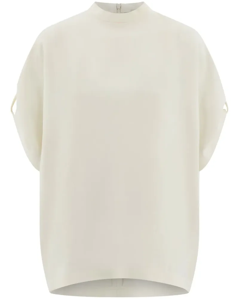 Ferragamo T-Shirt mit rundem Ausschnitt - Weiß Weiß
