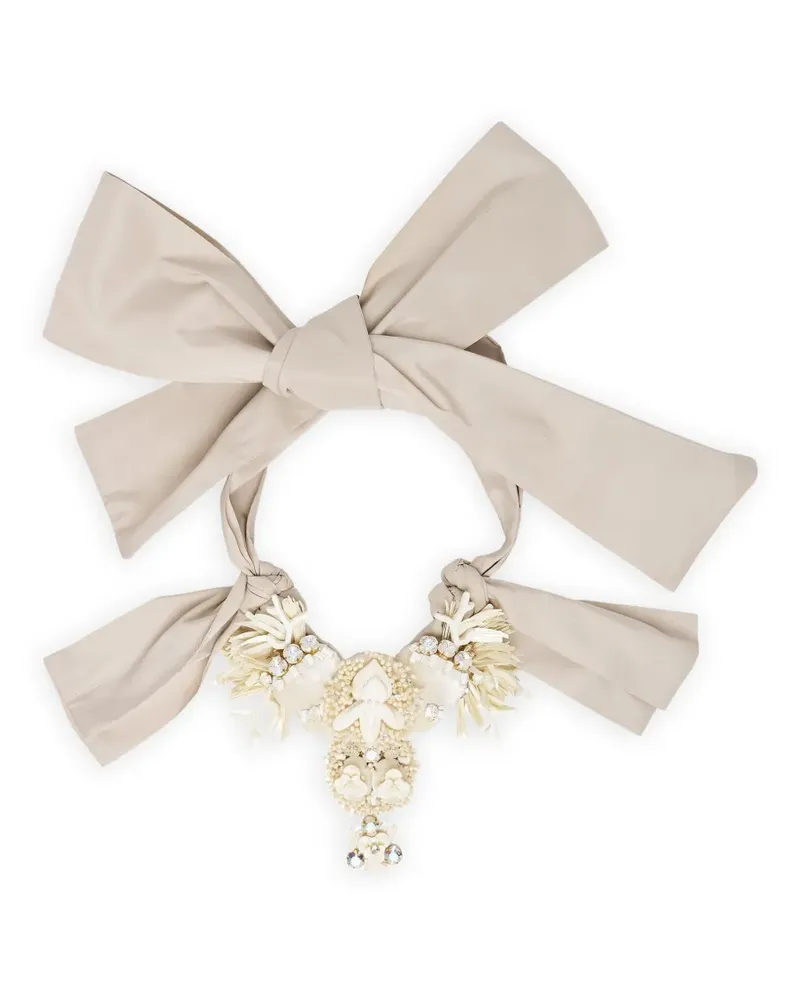 Biyan Halskette mit Kristallen - Nude Nude