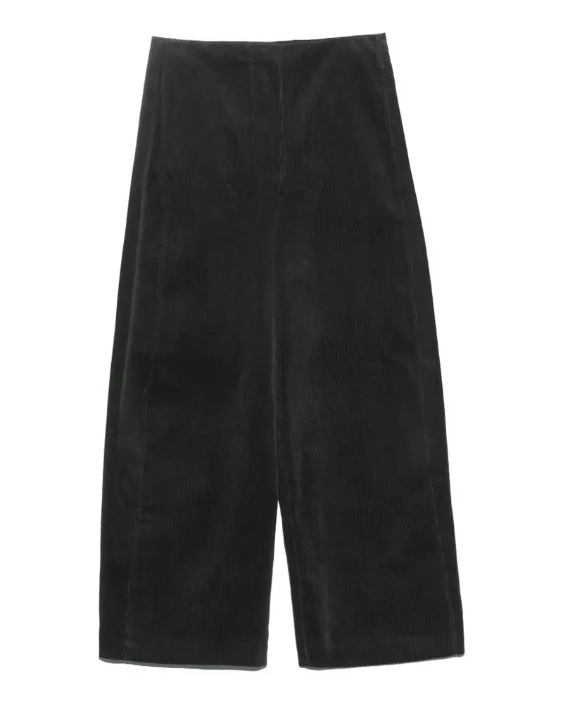 BIMBA Y LOLA Dunkelgraue Cordhose mit Barrel-Leg-Schnitt - Schwarz Schwarz