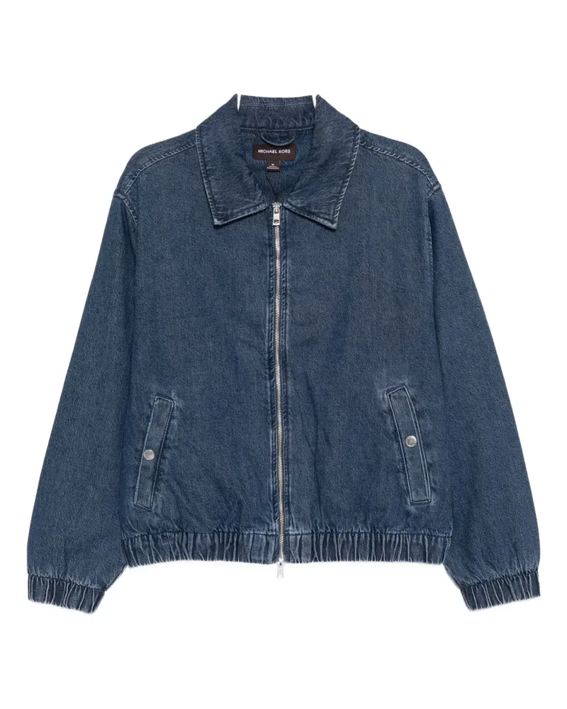 Michael Kors Jeansjacke mit Reißverschluss - Blau Blau